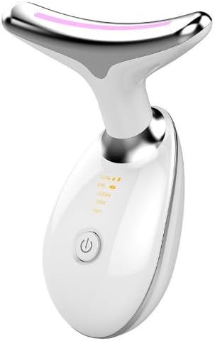 Wavy Chic Beauty Multifunctional Facial Massager – 10 in 1 Device With 7 Colors, Microcurrent Technology for Wavy Chic Beauty Facial Care – White