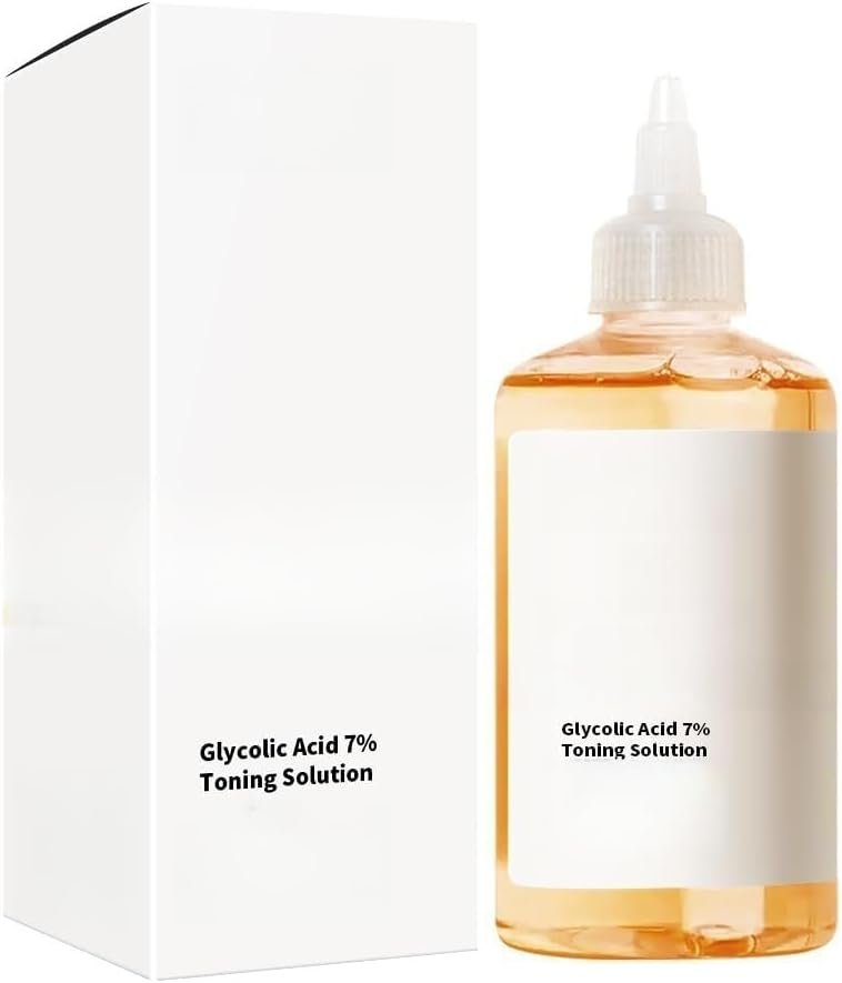 Glycolic Acid Toning Solution 7% Toner Gently Exfoliates, Glycolic Acid Exfoliating Scrub, Smooths Skin Texture, Improvement Visible Clarity & Also Addressing Uneven Tone.