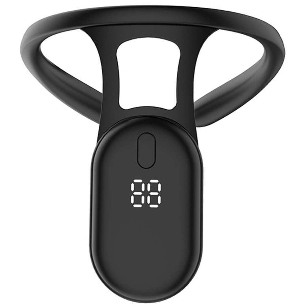 FOMIYES Smart Posture Corrector Neck Device with Lcd Induction – Vibration Reminder for Back Straightening Real-Time Angle Monitoring for Students and Adults