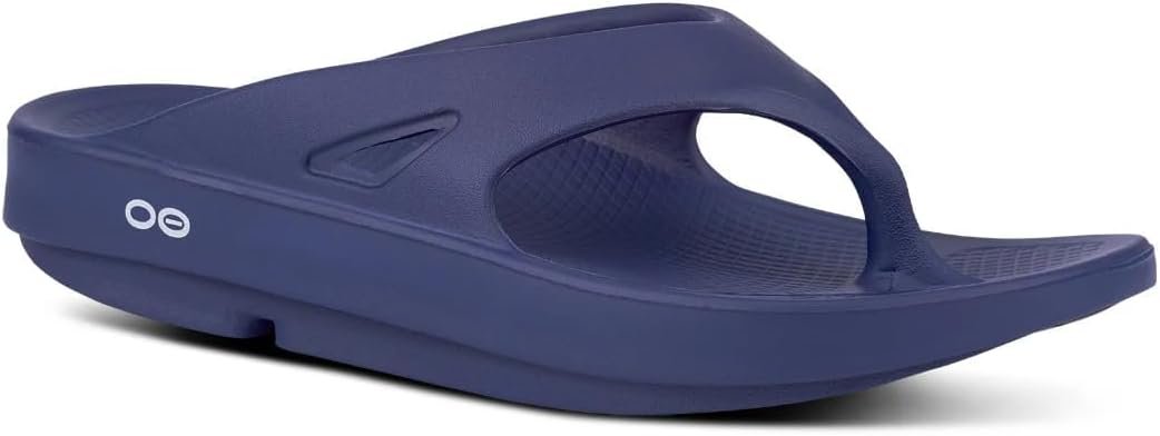 OOFOS OOriginal Recovery Sandal, Midnight Navy – Women’s Size 9, Men’s Size 7