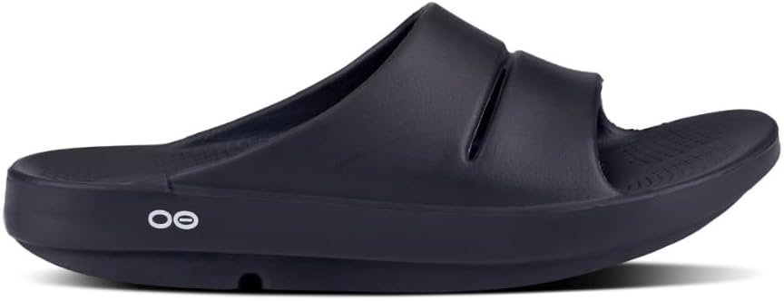 OOFOS Women’s OOahh Recovery Slide Sandal – Black