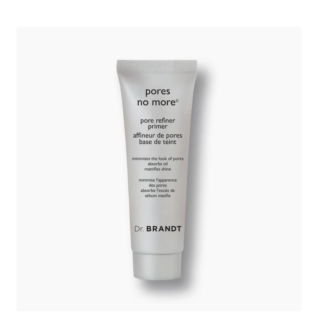 Dr. Brandt Pore No More Pore Refiner Primer – Pore Minimizer For Face – Reduces Pore Size, Improves Skin Texture – Shine-Free Primer For Face Before Makeup – 0.25 oz