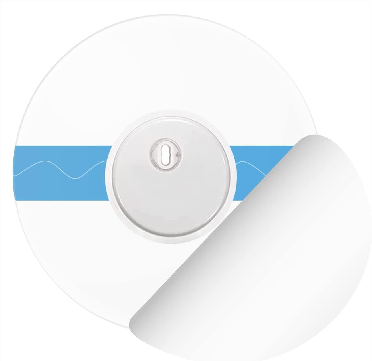 Sensor Covers for Libre 3, Waterproof-60 Pack Overpatch for Lbre 3 Plus,Transparent CGM Adhesive Patches Lasting to 14 Days-Without Hole-HECHUAN