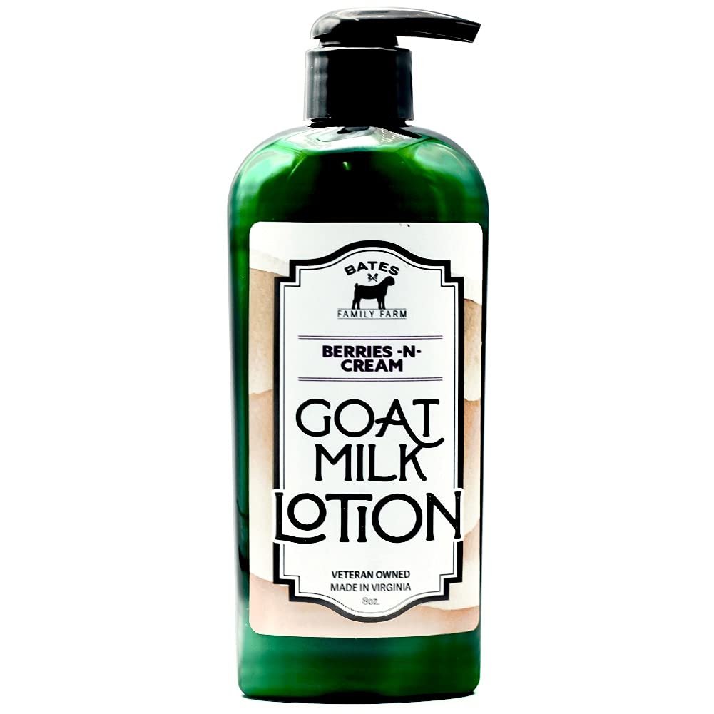 Goat Milk and Shea Butter Lotion 8 Oz (Berries N Cream)