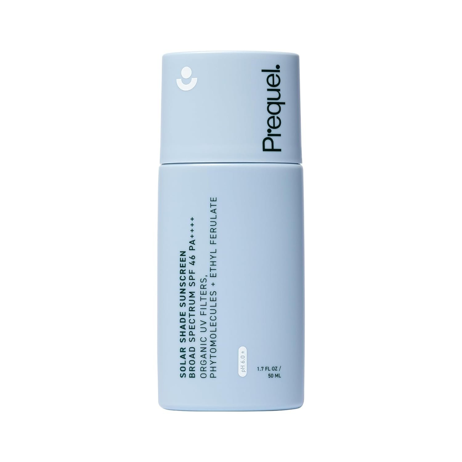 Prequel Skin Solar Shade – Moisturizing Face Sunscreen SPF 46 PA++++ Broad Spectrum UV Protection. Hydrating Sunblock for Dry Skin. Lightweight Travel Size Sun Protection, 1.7oz
