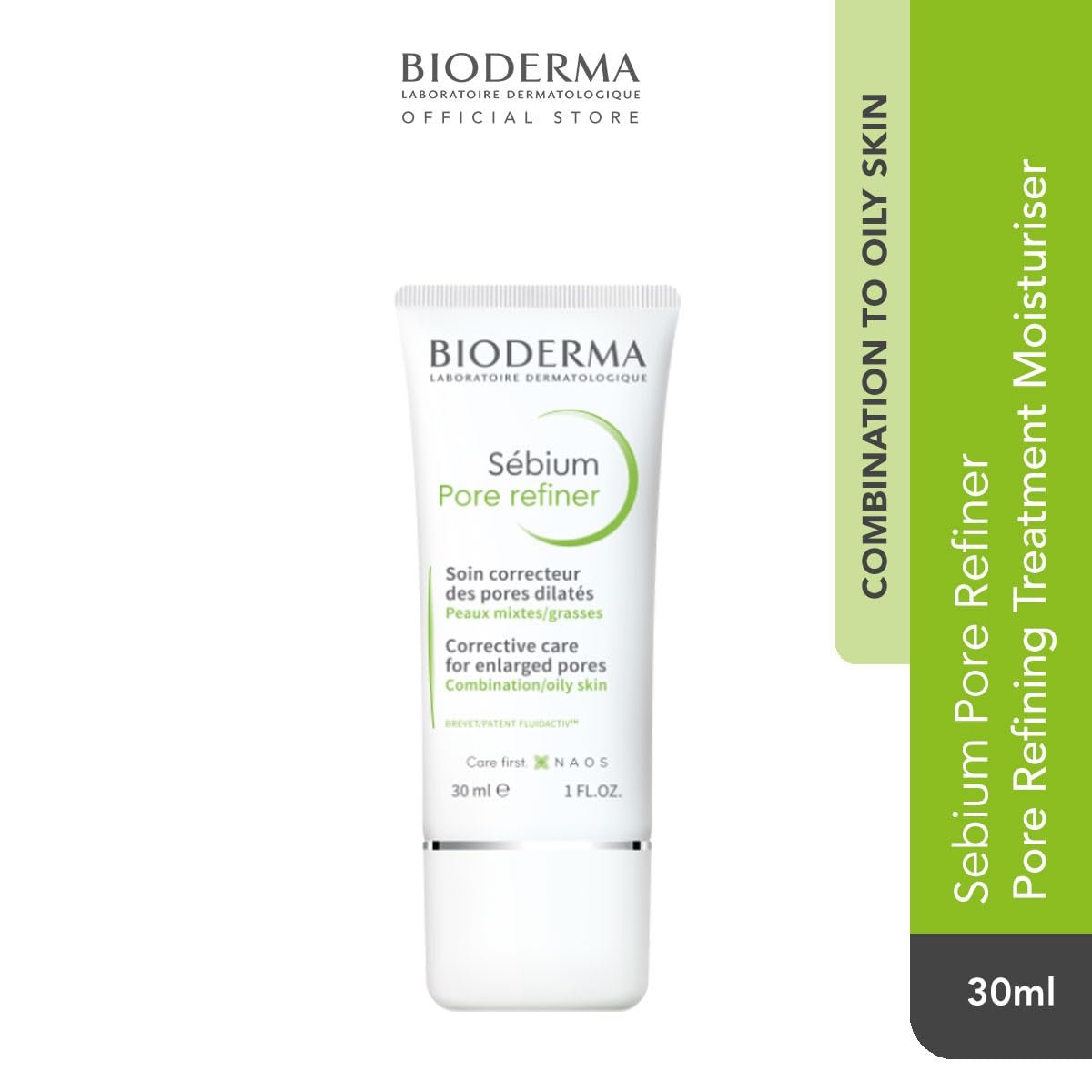 Bioderma Sébium Pore Refiner Cream,Pore Minimizer for Face,Makeup Primer for Oily and Acne-Prone Skin