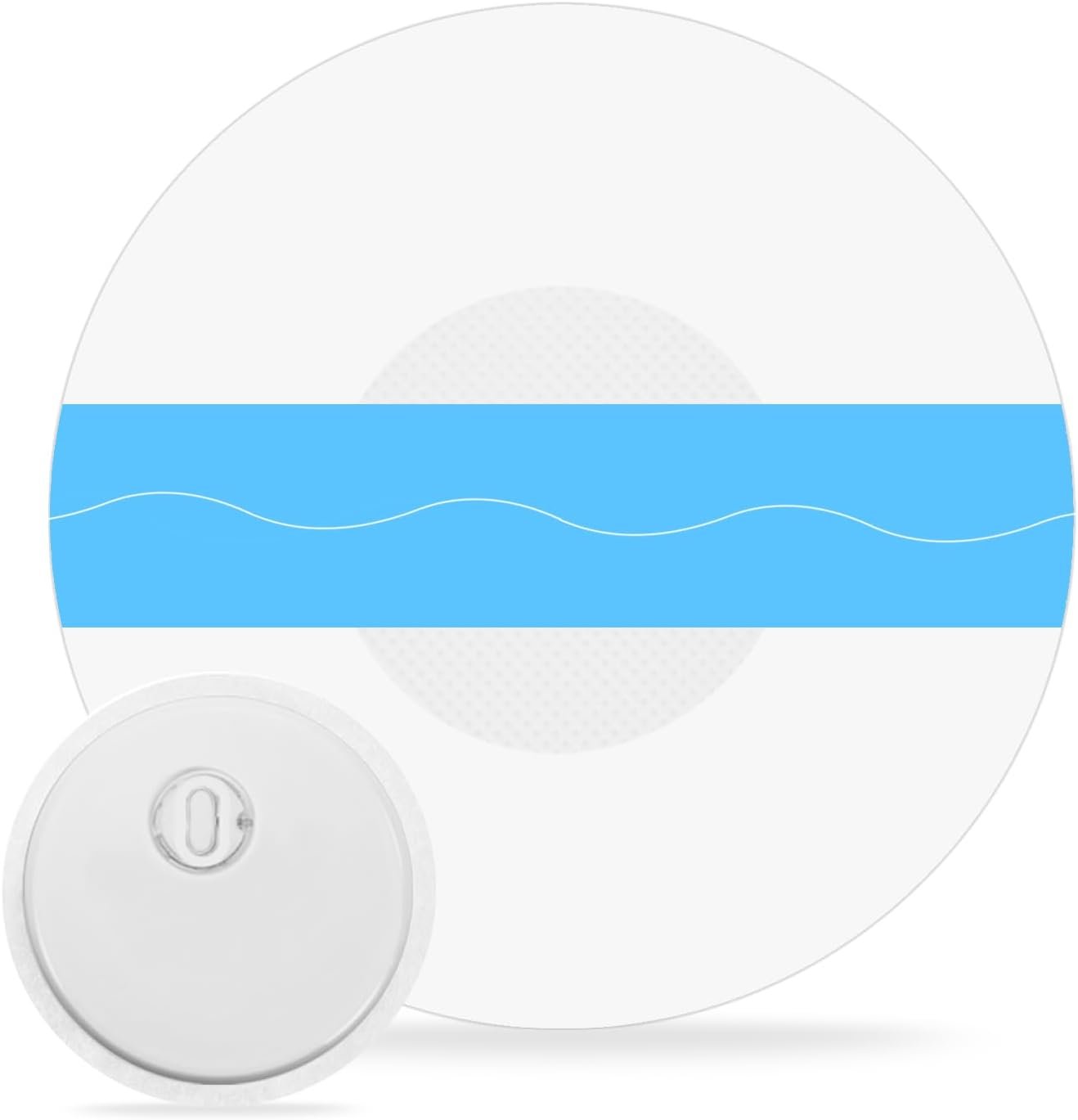 100Pack Freestyle Sensor Covers for Libre 3 Plus, Waterproof Libre 3 Plus Sensor Covers CGM Tape Transparent Full Cover Patch Hypoallergenic Latex-Free Long Stay for 15 Days