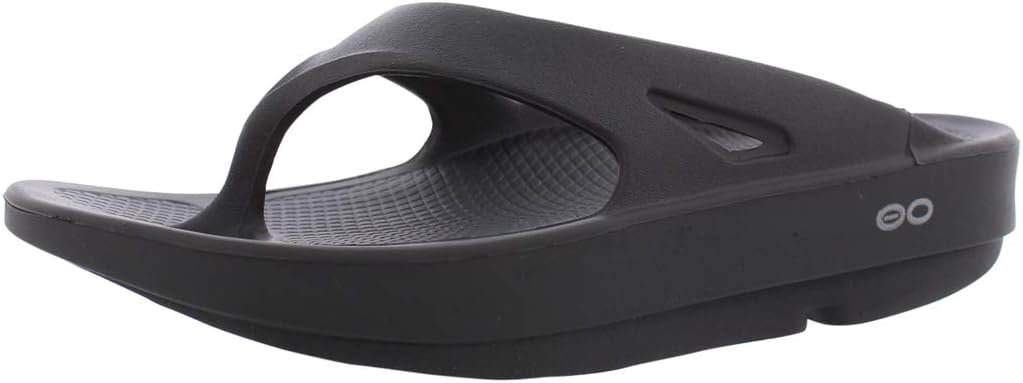 OOFOS OOriginal Flip Flops Unisex Shoes Size 8, Color: Core Black-Black