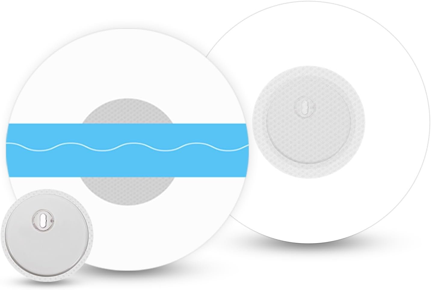 100Pack Libre 3 Plus Sensor Covers, Waterproof Freestyle Sensor Covers for Libre 3 CGM Sensor Patch Transparent Patch Hypoallergenic Latex-Free 15 Days Protection