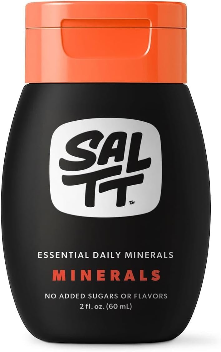 SALTT Minerals Drops, Unflavored Trace Mineral Supplement, Liquid Mineral Concentrate for Water, Sugar Free Formula with Naturally Occurring Trace Minerals, Keto Friendly, 2 oz