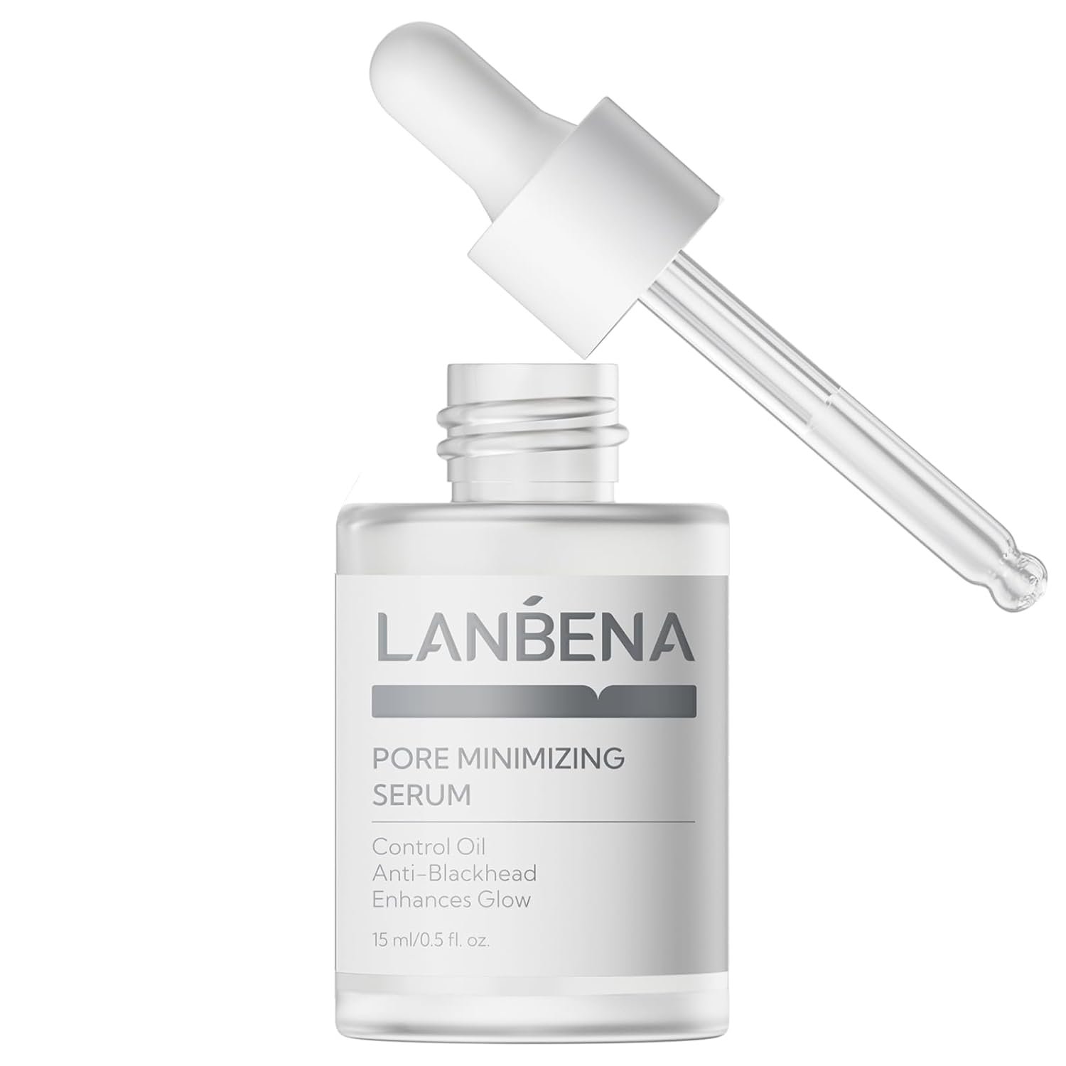 LANBENA Blackhead Remover, Nose Plants Pore Strips Deep Cleansing Peel off Mask (Pore Minimizing Serum,15ml)