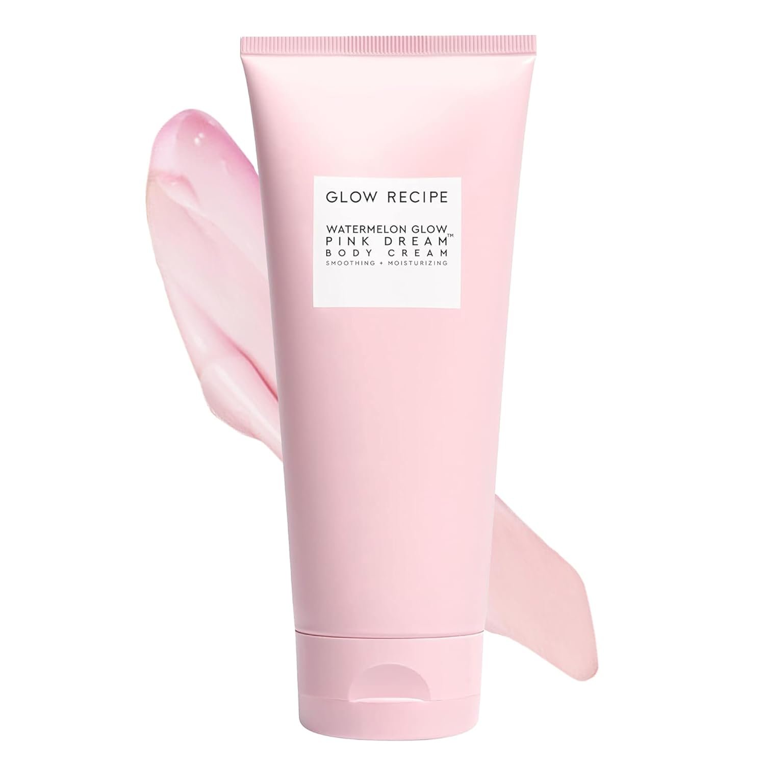 Glow Recipe Watermelon Glow Pink Dream Body Cream – Hyaluronic Acid for Skin Barrier Repair – Non Greasy Body Cream Brightening Moisturizer with Watermelon Seed Butter + AHA’s (200ml)