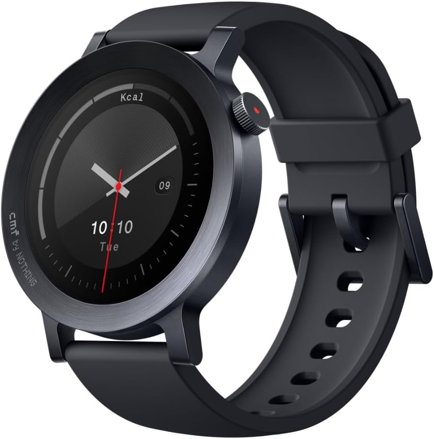 CMF by Nothing Watch 3 Pro Smart Watch for Men Women, Bluetooth Call AI Energy Score, 1.43” Heart Rate Tracking, Sleep Monitor, GPS & 130 Sport Modes, Fitness Tracker for Android iOS, IP68 Dark Grey