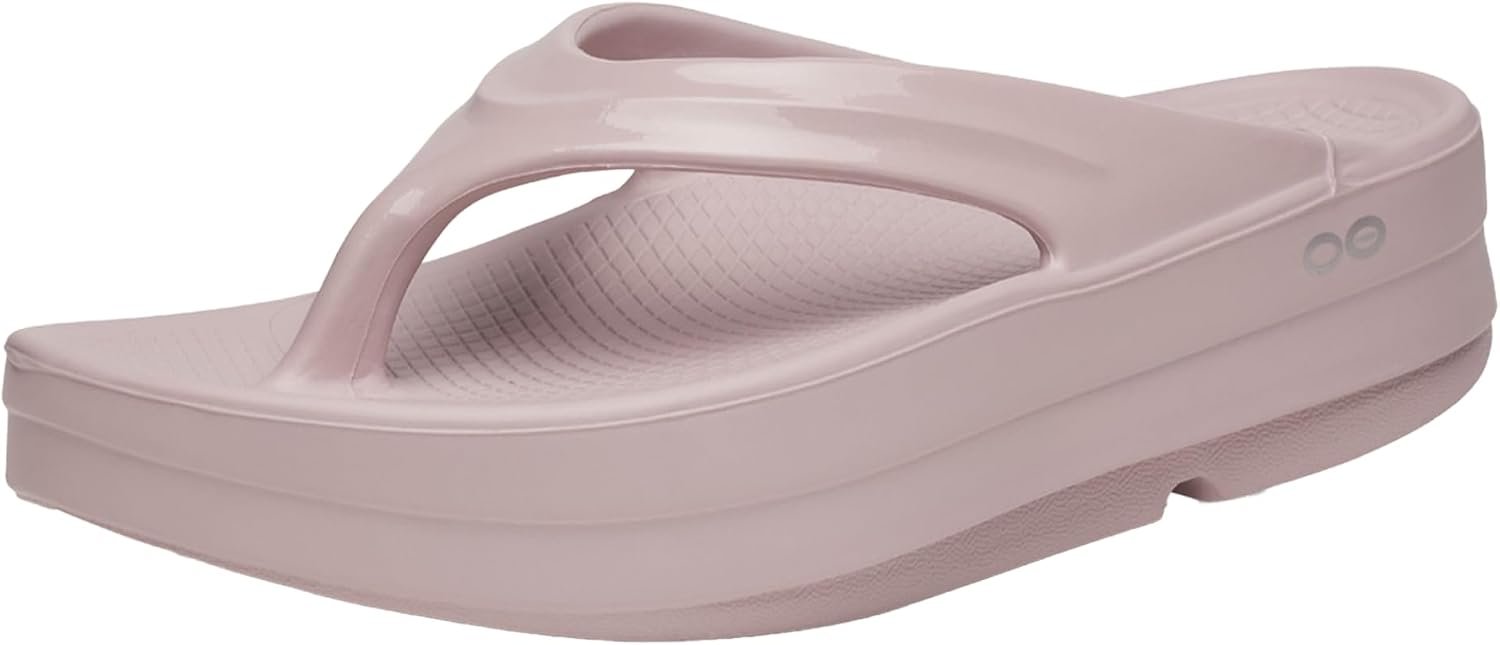 OOFOS OOmega OOlala Recovery Sandal, Stardust – Women’s Size 9