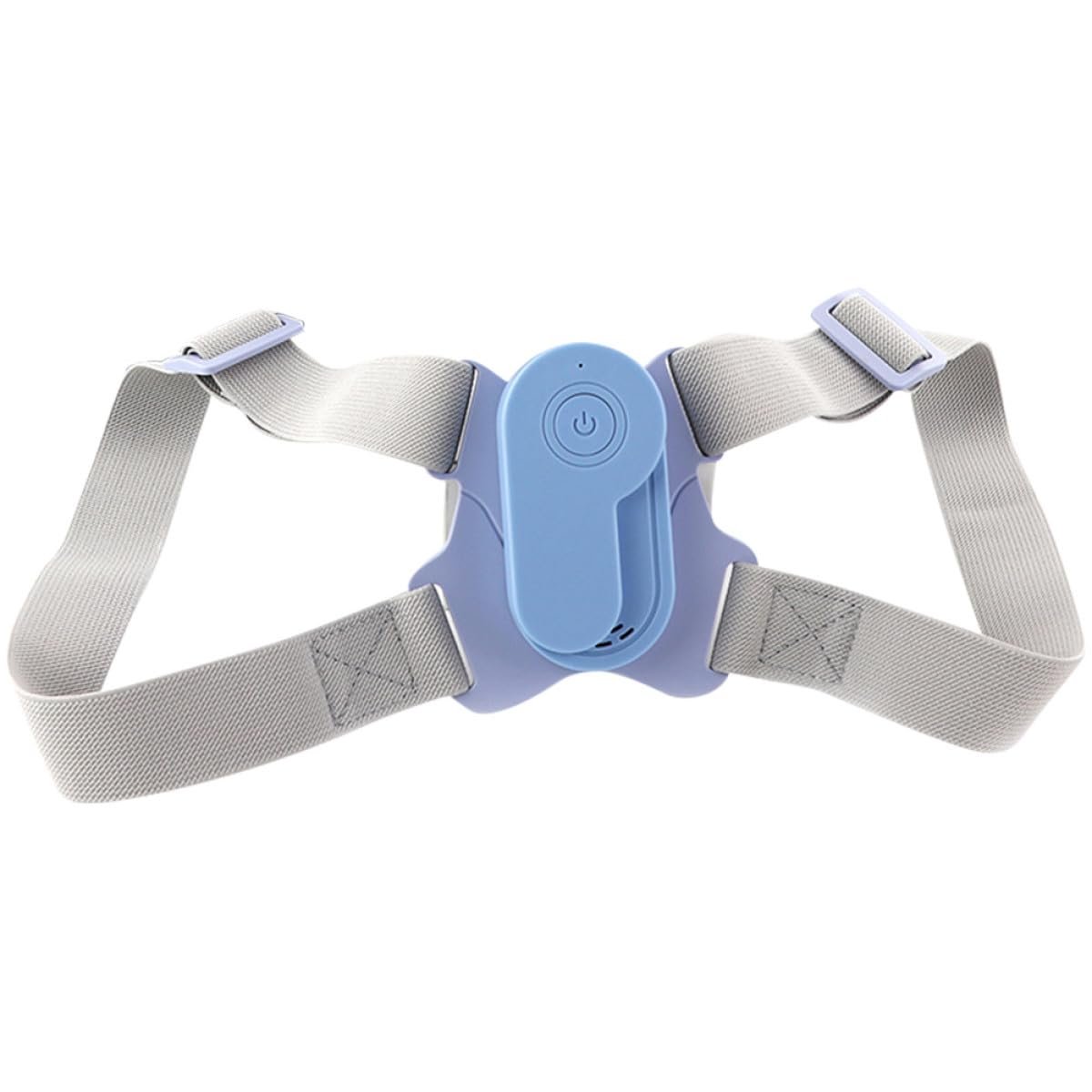 Smart Posture Corrector Belt with Intelligent Sensor Vibration, Blue Back Posture Correction Trainer for Students, Humpback Reduction Support for Sitting and Spinal Alignment