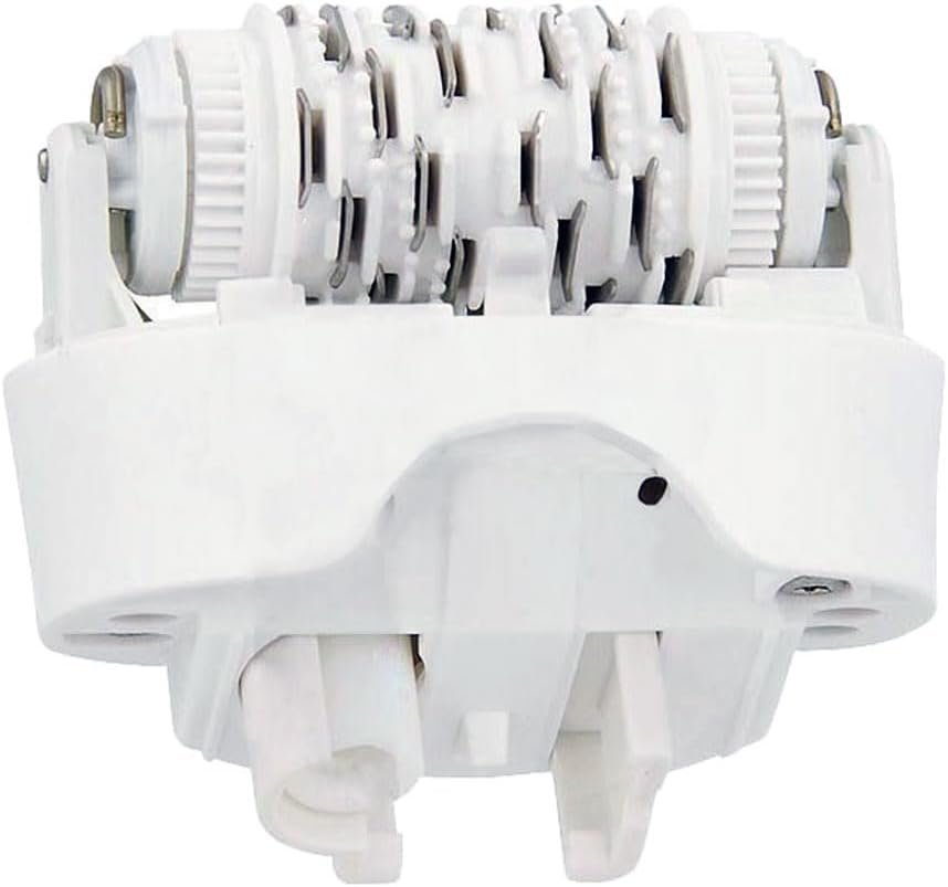 Braun Replacement Hair Removal Head 67030946 Compatible with Braun Silkepil 7 Xpressive Pro and Braun Silk Epil 5, White | Stainless Steel Epilator Head | Models 5180-5780 7180-7891 | Waterproof