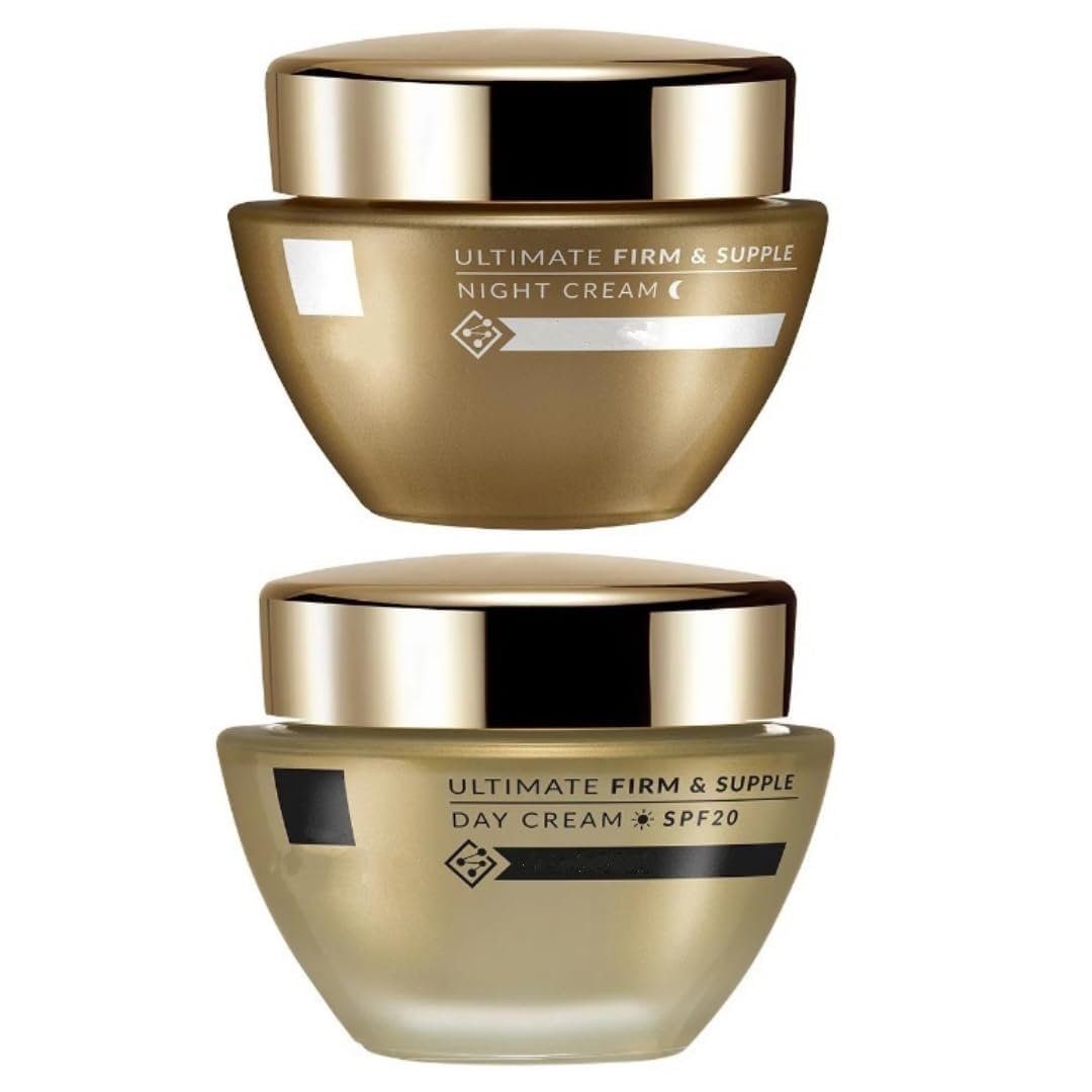 Ultimate Anti-Aging Day and Night Cream Set with SPF 20 Moisturizer, Cream Set