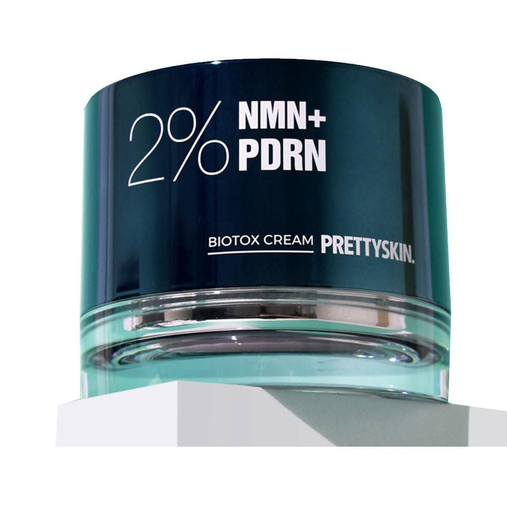 PRETTYSKIN 2% NMN + PDRN Facial Cream – Daily Hydrating Face Moisturizer – Amino Acids for Smooth & Supple-Looking Skin – Nourishing Korean Skincare with Rich Cream Texture – 1.69 fl.oz