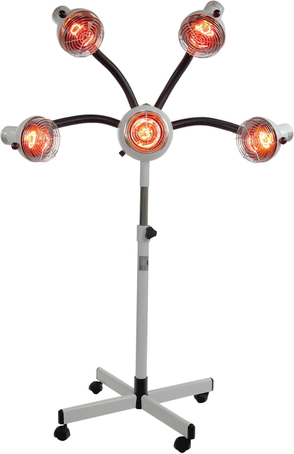 SKINACT 5 Head Infrared Heat Lamp with Flexible Arms, Infra red lamp, Infrared Light