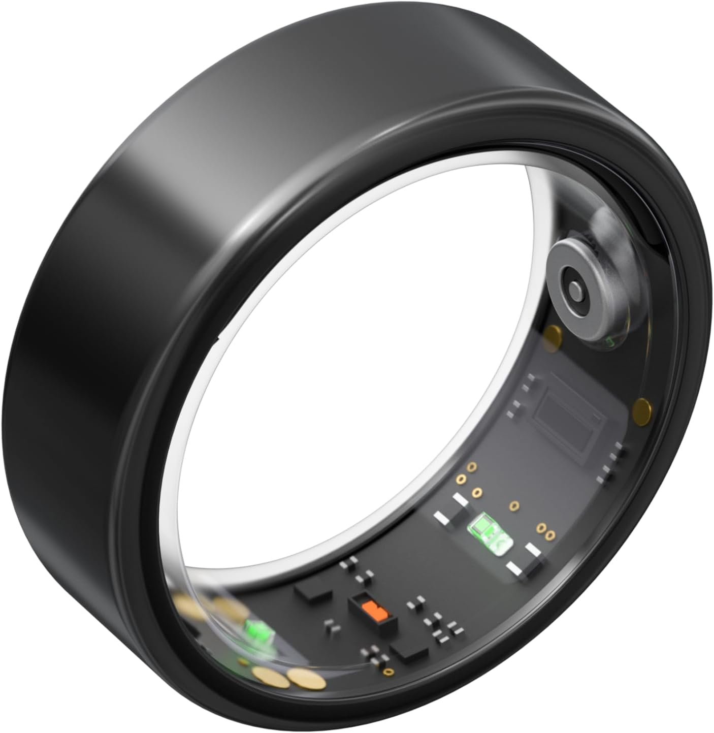 Smart Health Ring for Women Men, Activity Tracker Ring, Sleep Monitor, Heart Rate, Blood Oxygen, Steps, Calories, Daily Tags, Meditation, IP68 Waterproof, No Subscription, iOS Android
