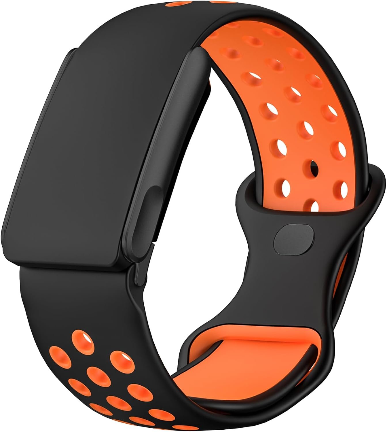 Bands Compatible with Whoop 5.0 Band – Breathable with Air Holes & On-Wrist Charging, Waterproof Replacement Silicone Sport Strap for Whoop 5.0 One/Peak/Life/MG, Not for Whoop 4.0