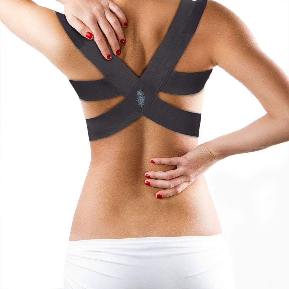 Posture Corrector – Fully Adjustable Breathable Clavicle Chest Back Support Brace for Improves Posture & Provide Lumbar Support Back Pain Relief – Perfect for Men & Women – X Small