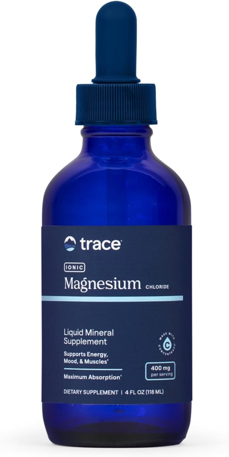 Trace Minerals Liquid Ionic Magnesium, 400 mg, 4 Ounce