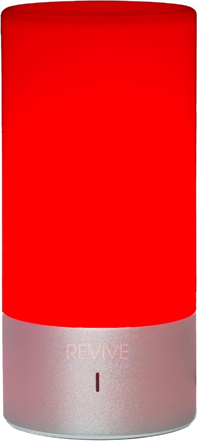 Revive – 670nm Red Lamp by Gamma – Sleep Light – Melatonin Promoting Natural Sleep Aid, Bedroom & Nursery Nightlight