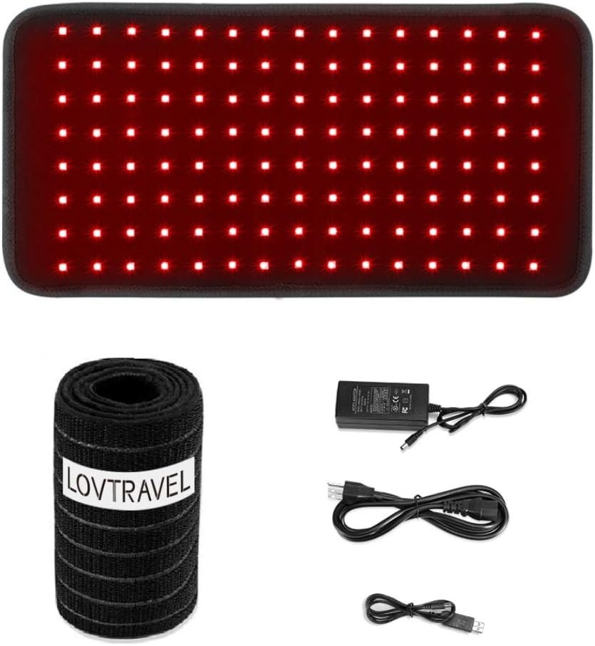 New 660nm LED Red Light and 850nm Near Infrared Light Therapy Devices Large Pads Wearable Wrap for Pain