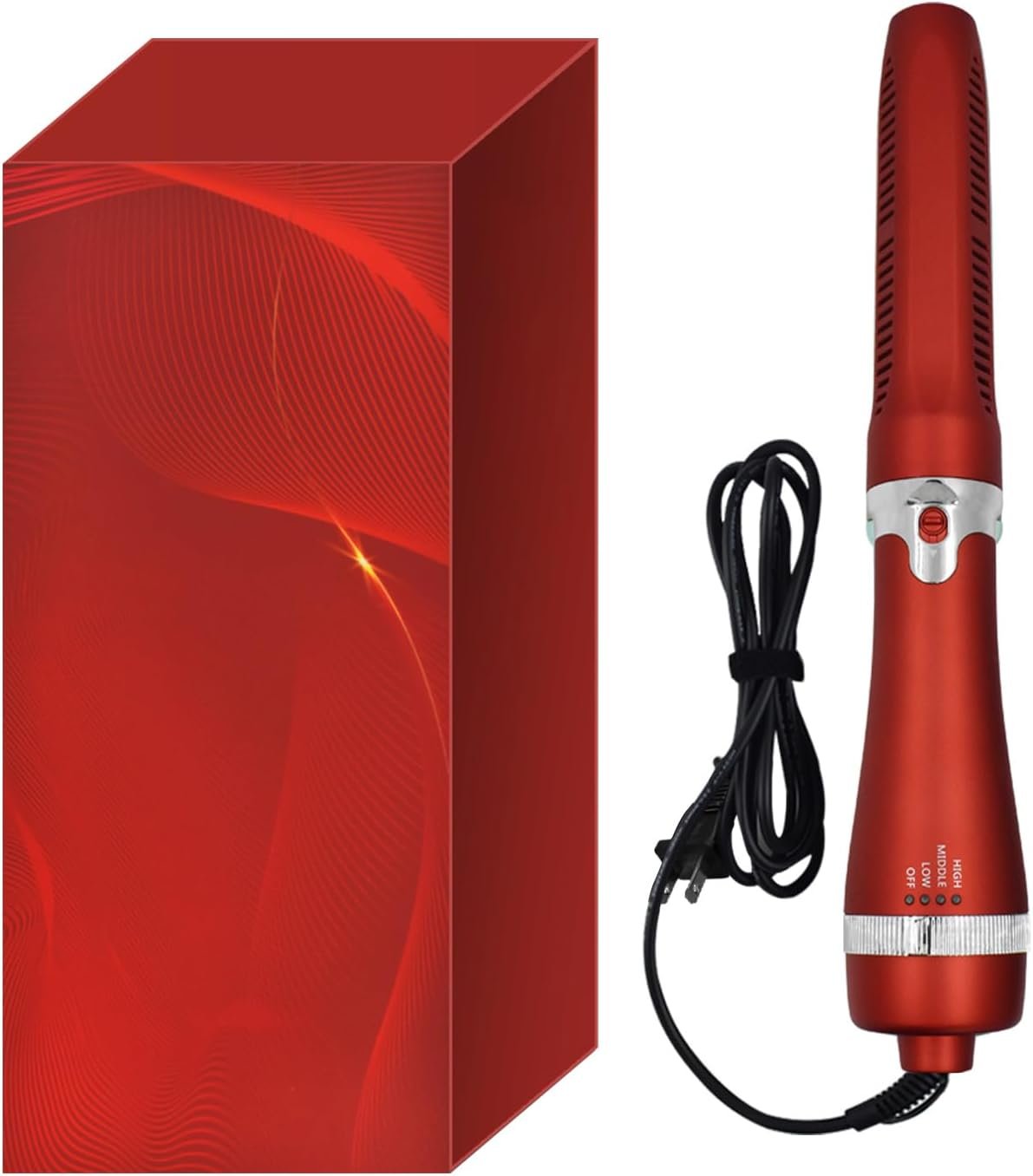 11.0 Terahertz Therapy Wand Electric Heating Massage Device for Pain Relief & Body Relax, Portable Wellness Tool for Home & Travel Water-Enhanced Frequency Technology (Red)