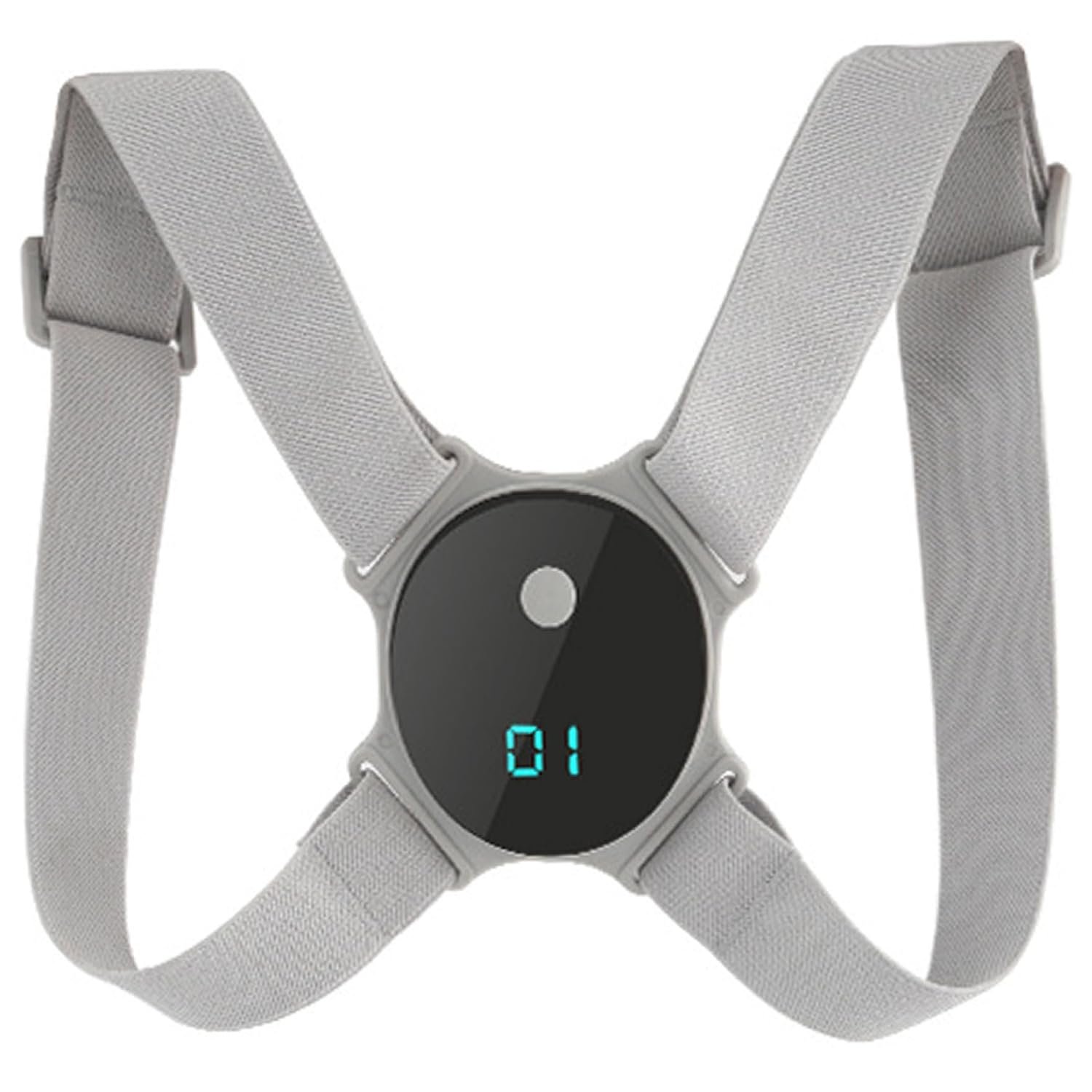 Posture Corrector with Touchscreen|Smart Posture Corrector Adjustable Soft Comfortable Back Straightener with Smart Sensor Vibration Reminder for Kids Adults