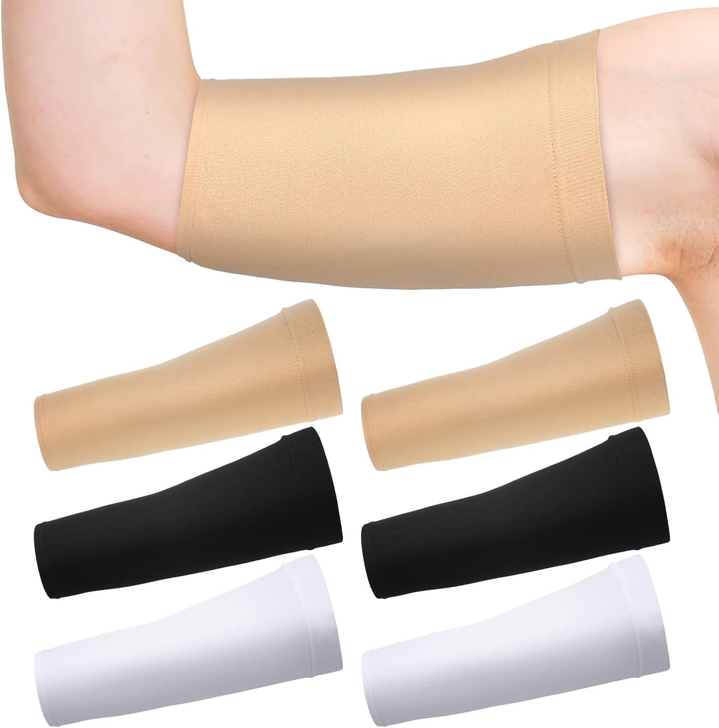 Threlaco 3 Pairs Diabetes Arm Band Diabetic Sensor Armband for Insulin Pod Monitoring, Breathable Washable Sensor Cover Sleeve Compatible with Omnipod/Freestyle Libre, Replace Adhesive Patches Tape