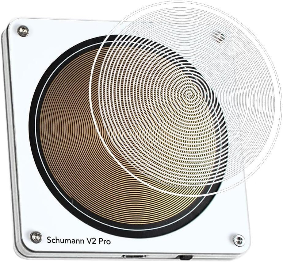 The Schumann Frequency Generator for Healing V2 Pro, 0.1-999.99 Hz Adjustable Schumann Resonance Generator Device for Sleep, Wellness & Meditation, USB-C Rechargeable, Portable Natural Therapy Machine
