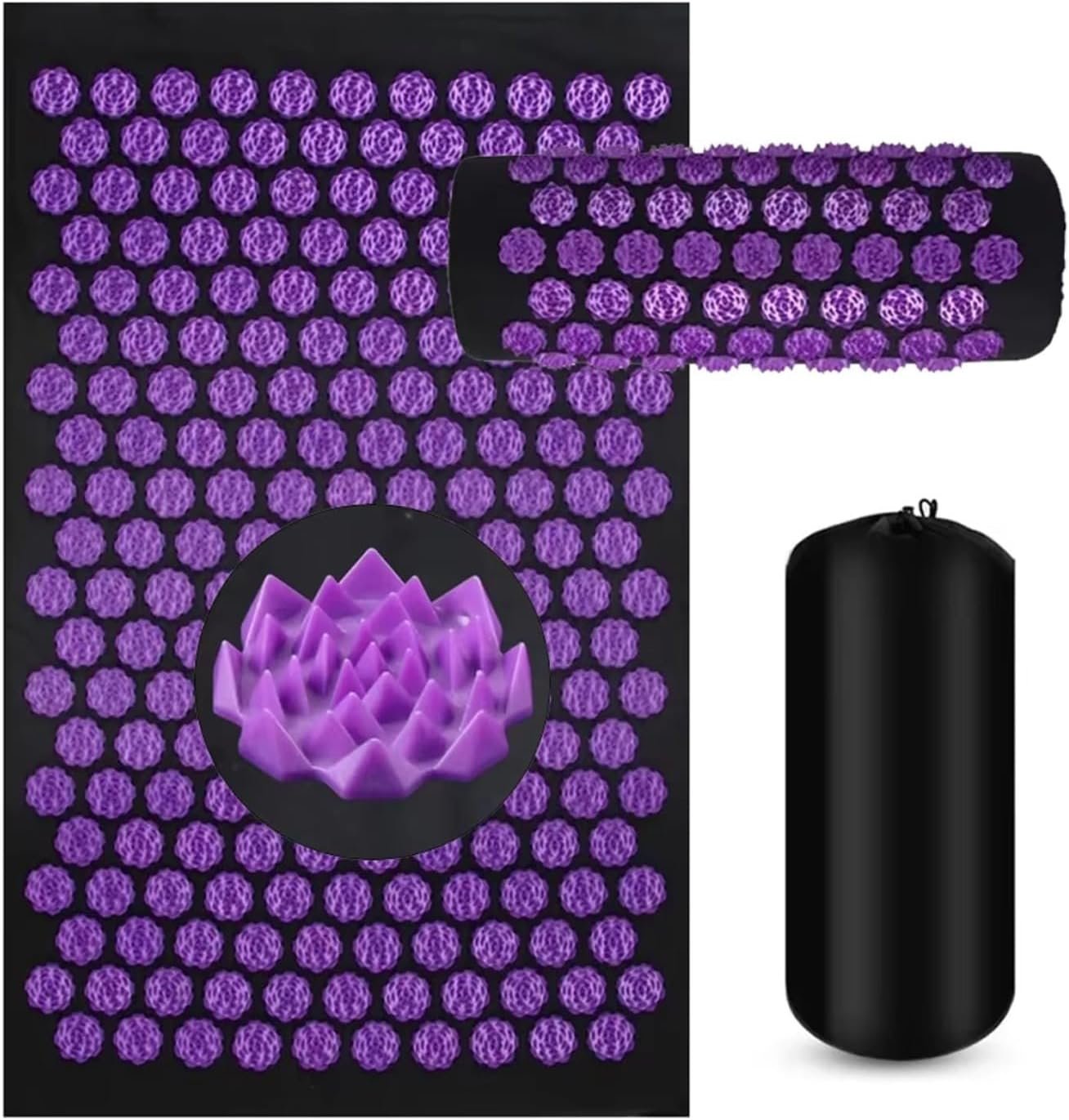 AcuRelaxy Acupressure Mat (Purple)