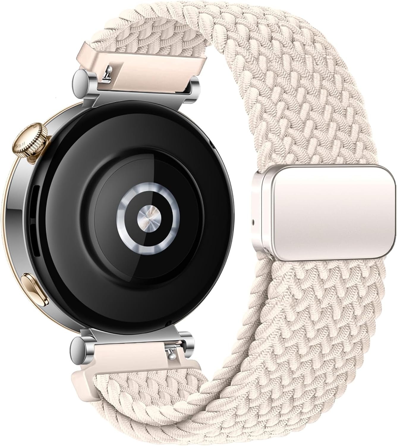 18mm Braided Bands for Garmin Venu 3S 2S/Venu 4 41mm/Vivoactive 4S/Vivomove 3S/Forerunner 265S/255S Band Women,18mm Quick Release Magnetic/Parachute Buckle Woven Fabric Nylon Sport Watch Strap