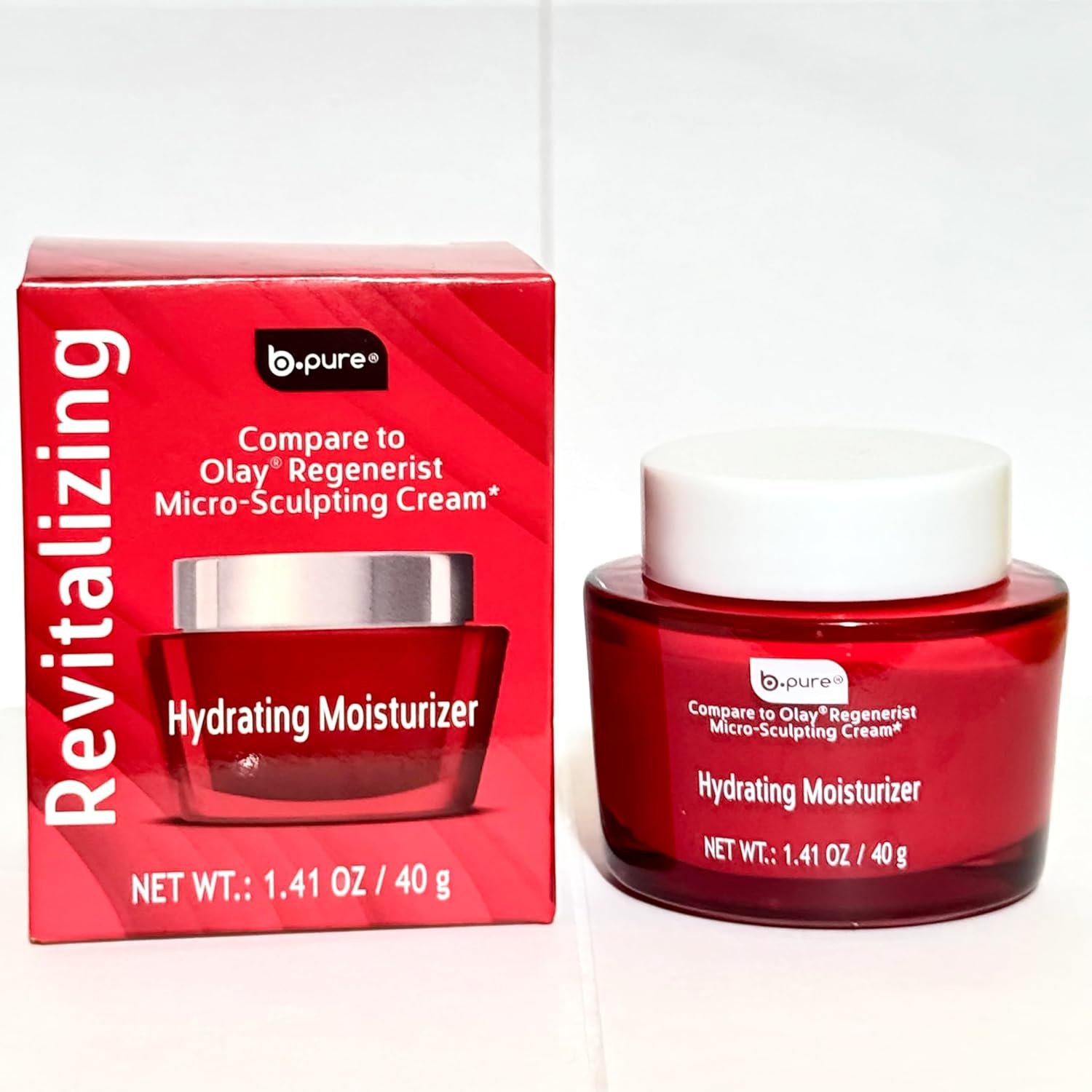 Revitalizing Hydrating Moisturizer for Face, Lightweight Daily Moisture Care, 1.41 OZ (Pack of 2)