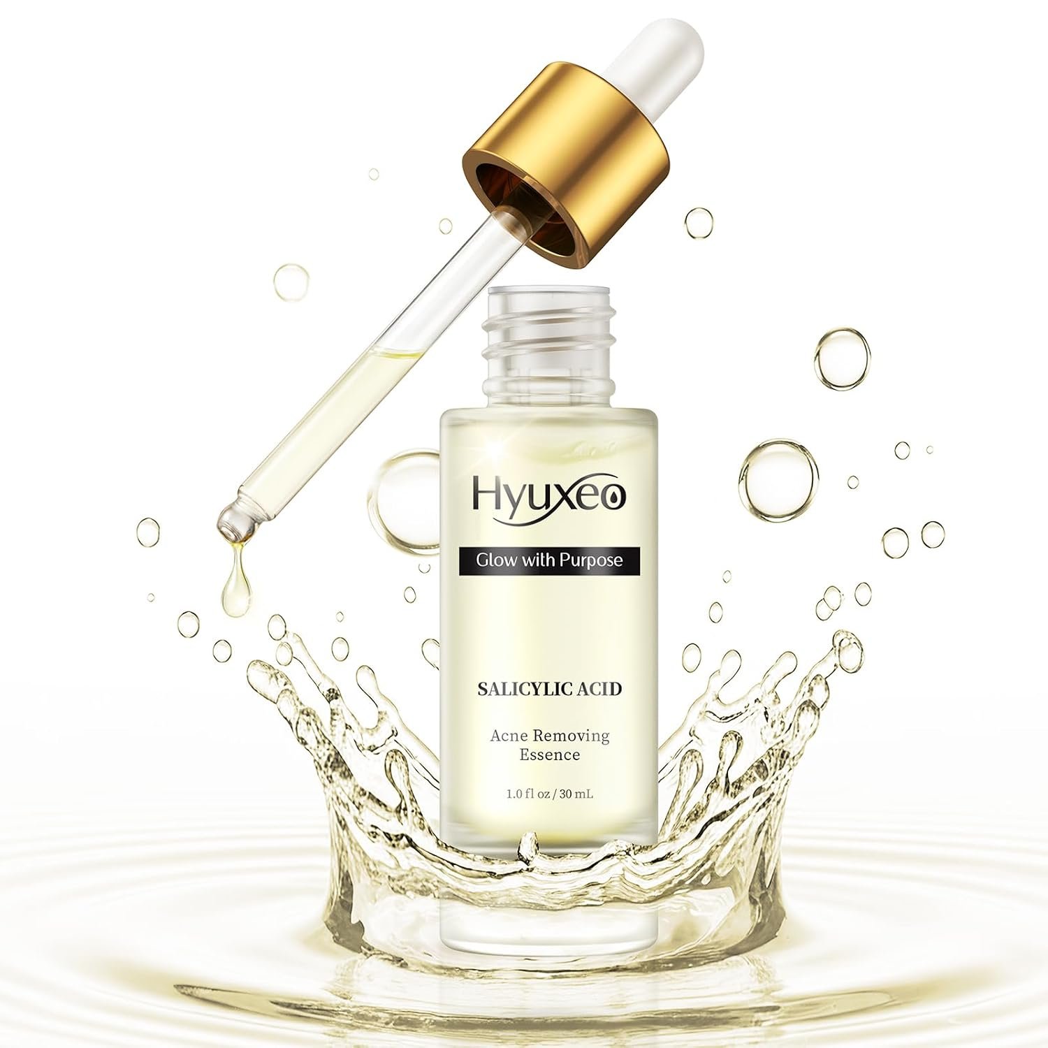 Pore Minimizing Serum with 2% Salicylic Acid & Glycolic Acid – Soothing Complex for Blemish-Prone Skin – Improve the Appearance of Blackheads, Texture & Pores – Hydrating, Non-Drying Formula