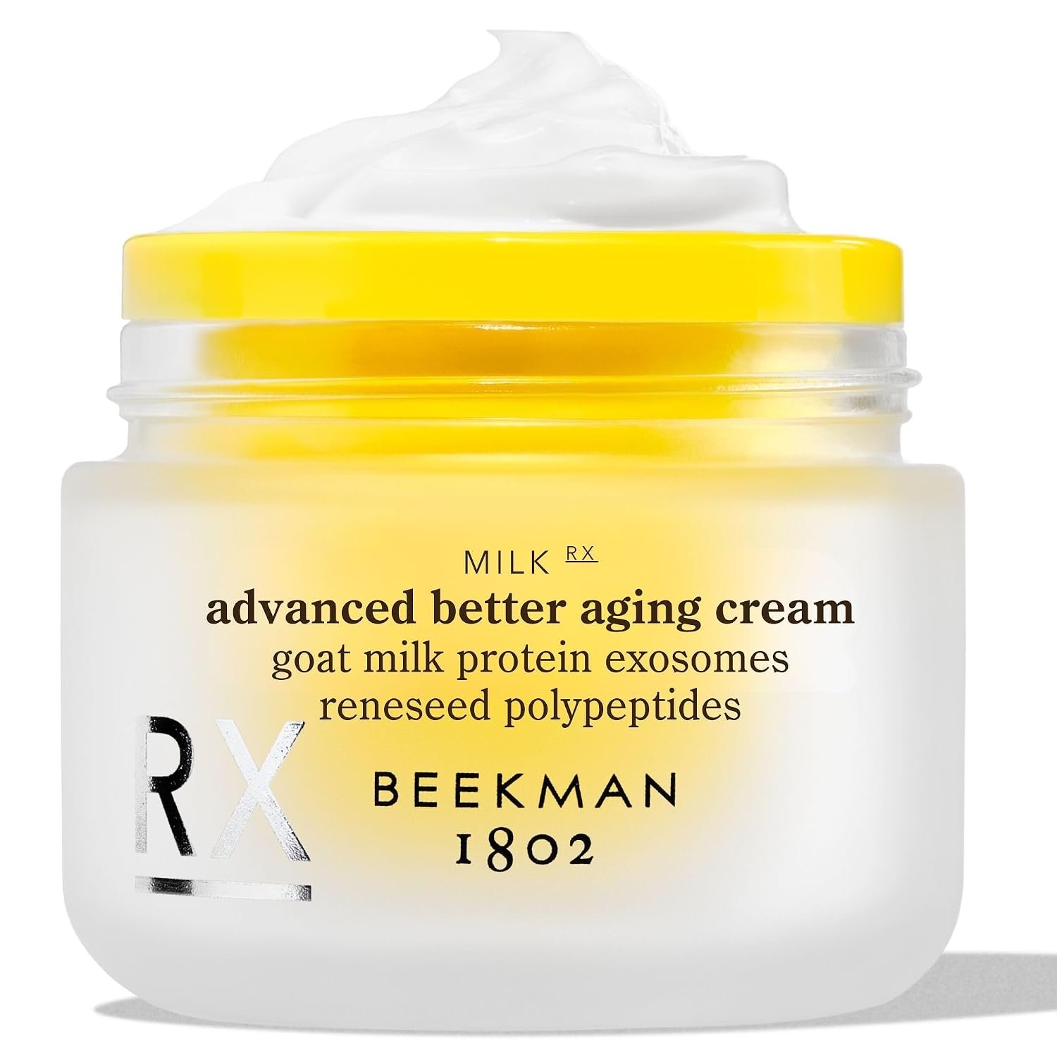 Beekman 1802 Milk RX Advanced Better Aging Collagen Moisturizer Face Cream – 4X Retinol Alternative with Goat Milk Exosomes & Polypeptide, Firming Cream, 1.69 fl oz