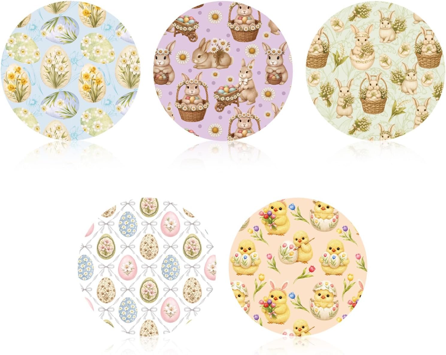 25pcs Sensor Covers for Libre 2/3, Easter Theme Waterproof Sensor Patch Breathable & Latex Free CGM Adhesive Overlay Patches Stickers Compatible with Libre 2 and 3 Accessories