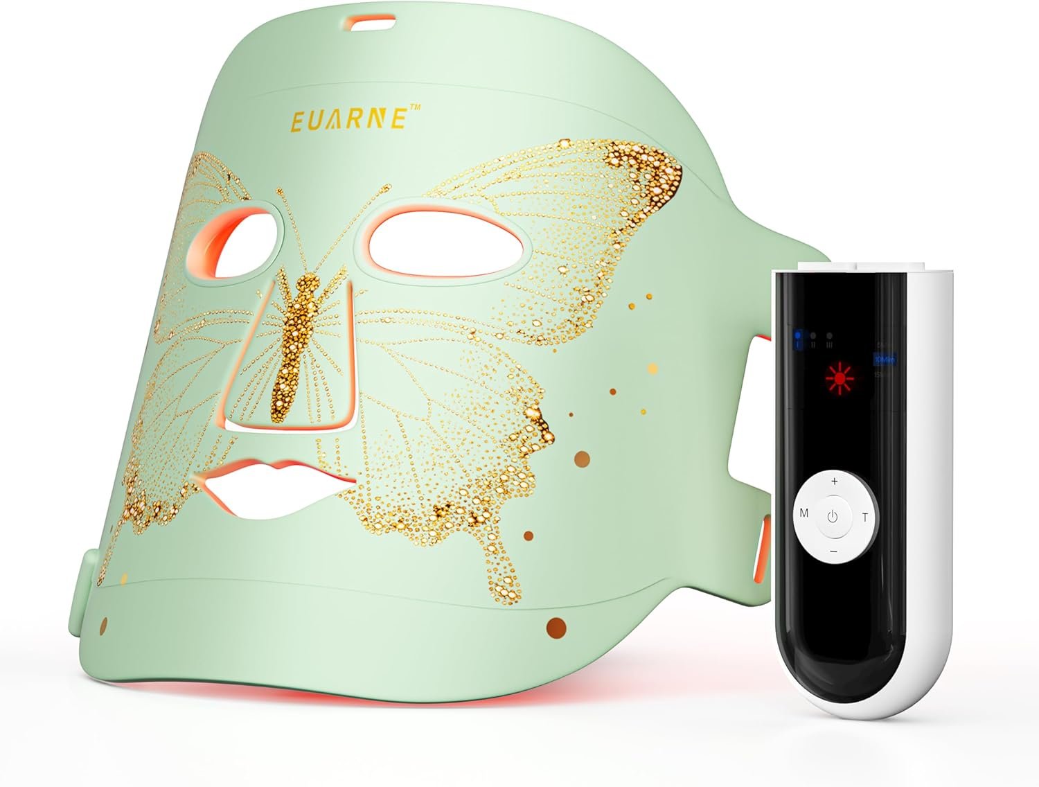 Red Light Therapy for Face, FDA-Cleared Red Light Therapy Mask, 324 LEDs 4 Light Modes with 860nm Infrared & Red for Anti-Wrinkle, Collagen Boost, Anti-Acne & Radiant Glow at Home