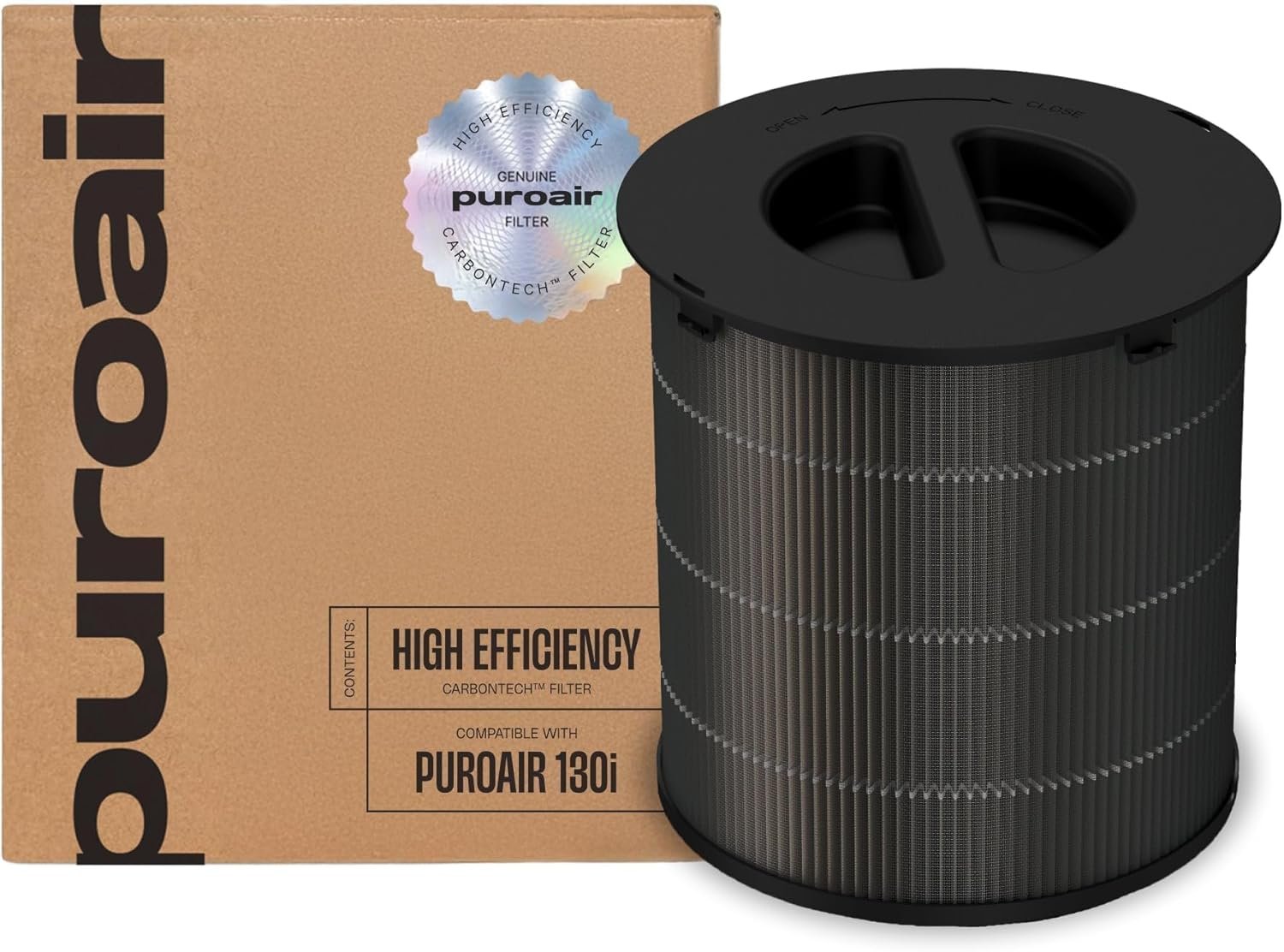 PuroAir 130 HEPA Air Purifiers for Home Pets – Covers Up To 600 Sq Ft – Filters Up To 99.9% of Pollutants, Smoke, Pollen, Dust – Quiet HEPA Air Filter – Air Purifiers for Bedroom