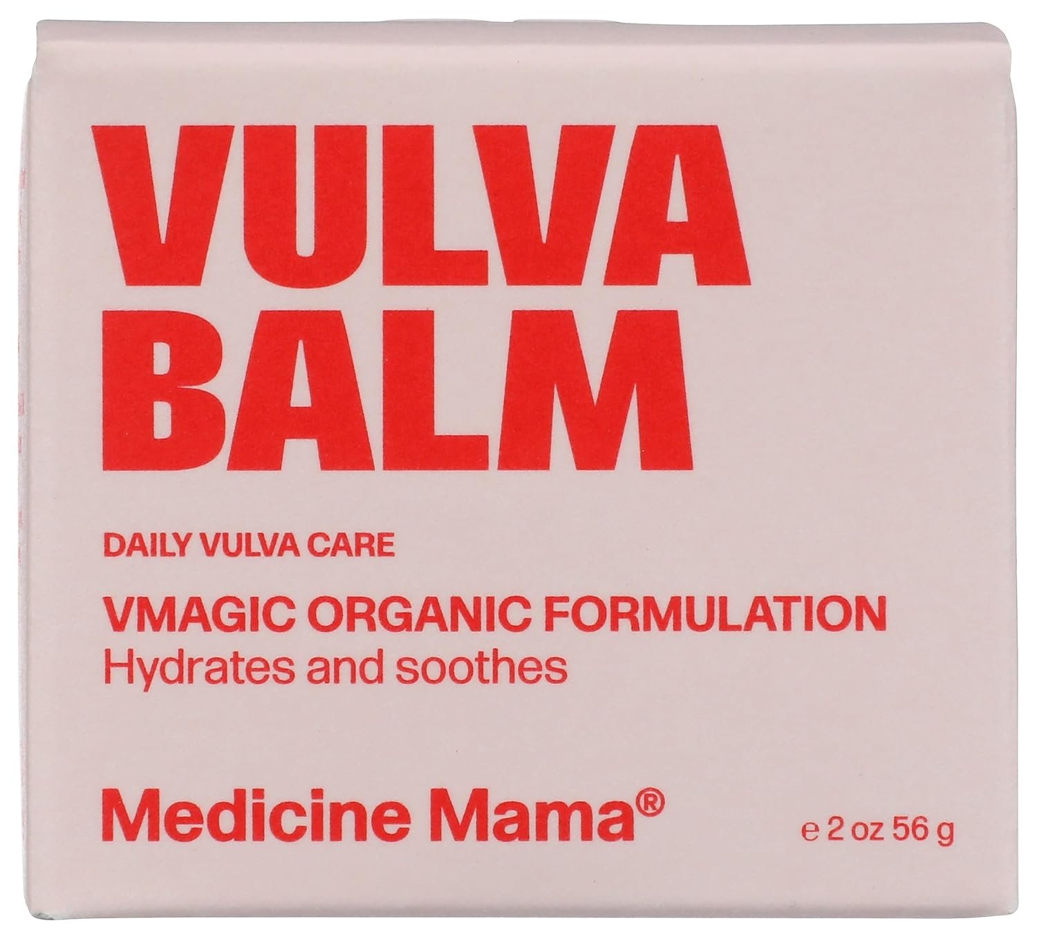 VMAGIC by Medicine Mama Organic Vulva Balm – Intimate Skin Care, Menopause Support – Relieves Feminine Dryness, Itching & Irritation – Hormone Free, Vaginal Moisturizer for Women – 2 oz
