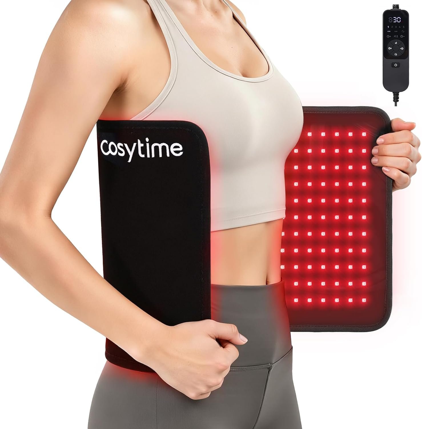26″ x 13″ Red Light Therapy Mat for Body, Tri-Chip 1089 LED Chips High-Density Matrix, 660nm Red & 850nm Near Infrared