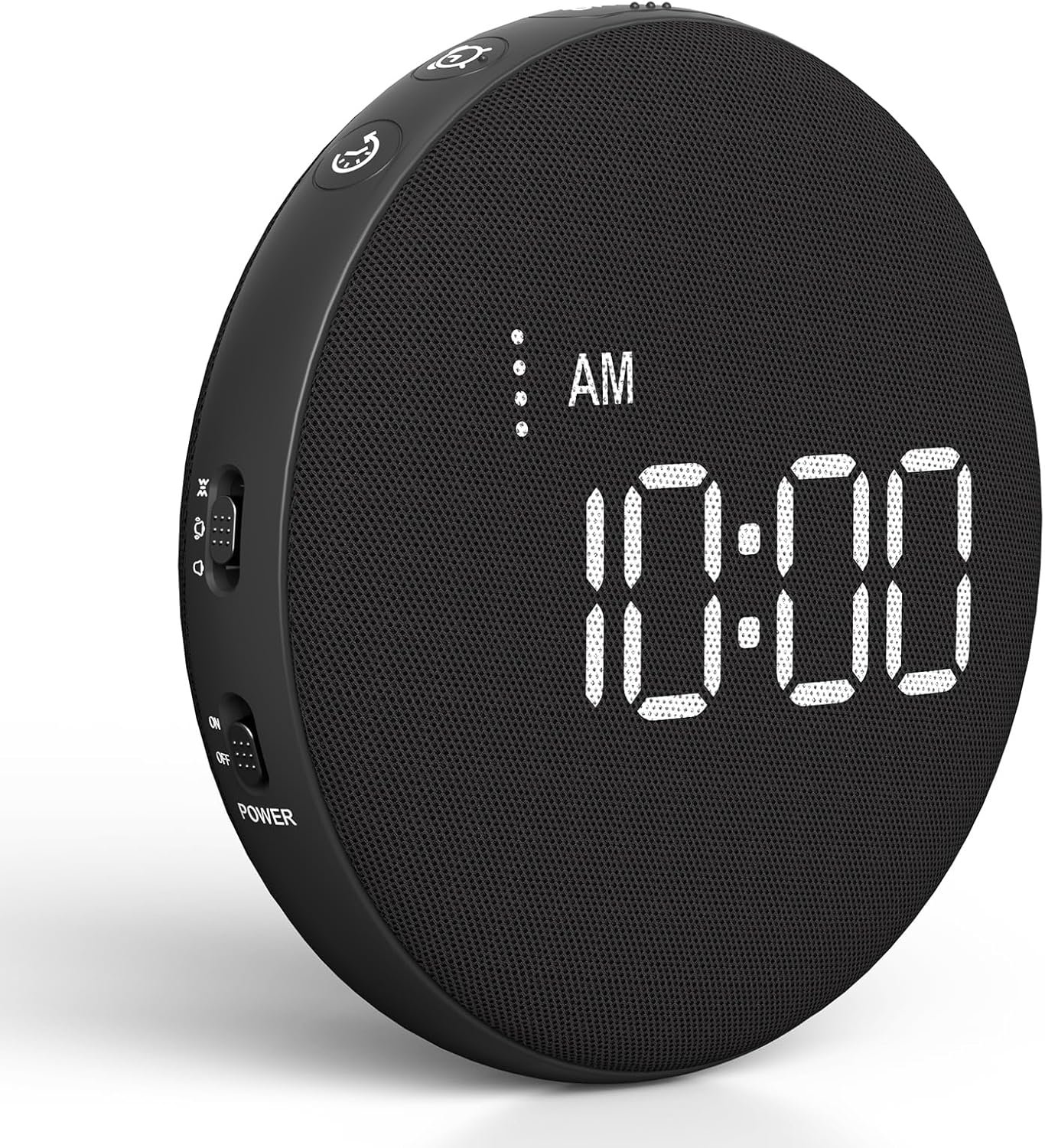 Gianna Alarm Clock for Heavy Sleepers – Vibrating Alarm Clock for Deaf, 110dB Extra Loud Alarm Clock with Bed Shaker, 3 Wake Modes, Auto Dimming, Rechargeable Portable Alarm Clock for Bedroom Travel