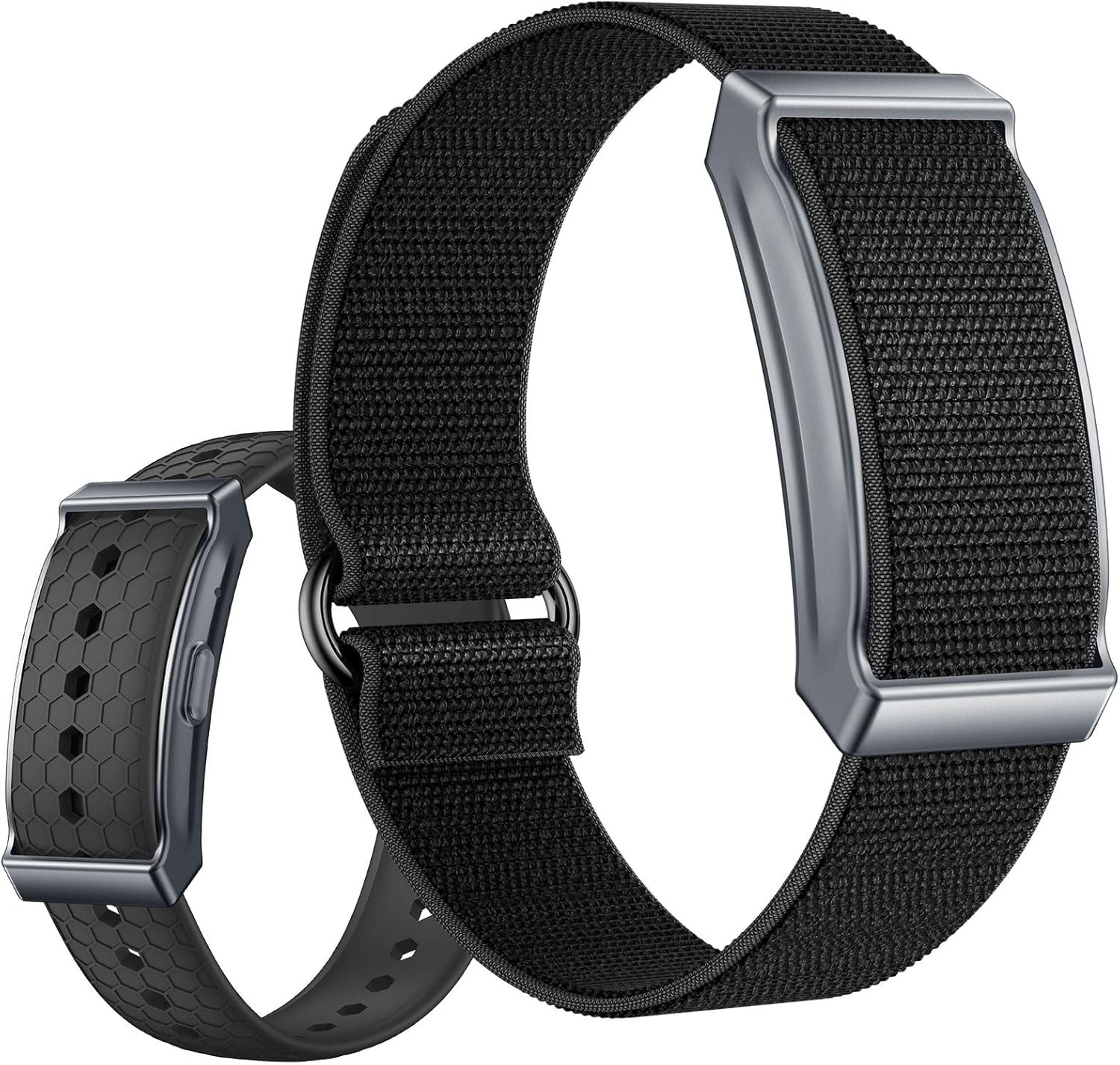 Smart Bracelet for Women and Men with 2 Bands, Screenless Fitness Tracker No Screen Lightweight for 100+ Sports IP68 Waterproof Wearable Activity Wristband Heart Rate Sleep Monitor
