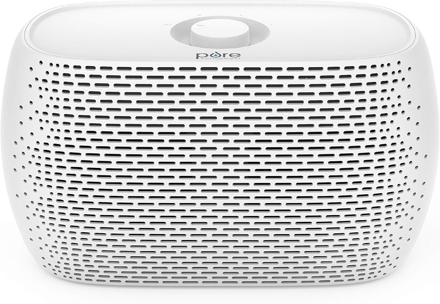 Pure Enrichment PureZone Breeze Tabletop 2-in-1 Air Purifier – True HEPA Filter Cleans Air, Helps Alleviate Allergies, Removes Pet Hair, & Smoke – Ideal for Home, Bedroom, & Office Desktop Surfaces