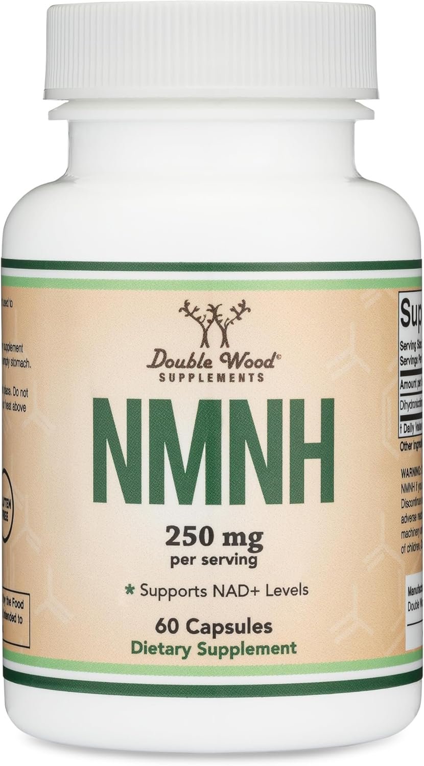 NMNH (NMN Supplement Alternative) Only Clinically Studied Ingredient – Boosts NAD+ Levels for Anti Aging and Cell Regeneration by Double Wood