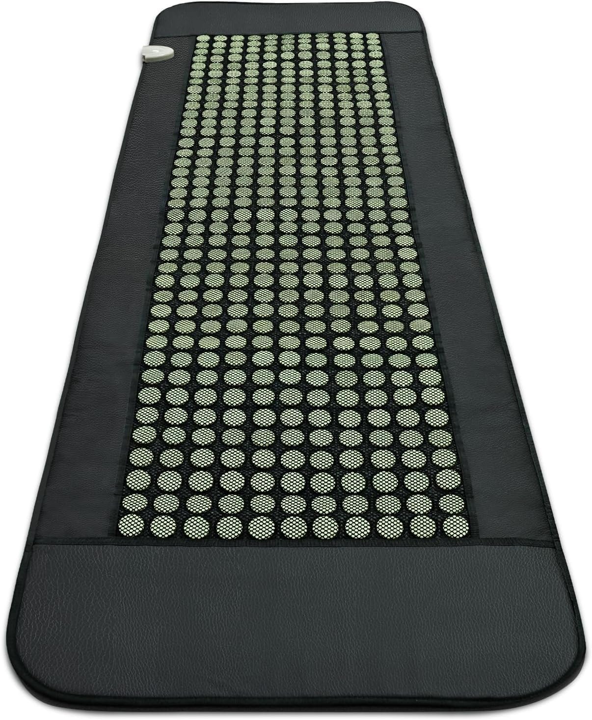 UTK 70” x 24” Large Far Infrared Heating Pad, Full Body Pure Jade Heating Pad for Pain Relief, FSA-HSA Eligible Weighted Mat with 429 Natural Jade, Hot to 149℉, 4H Auto Off, Gift for Women Men