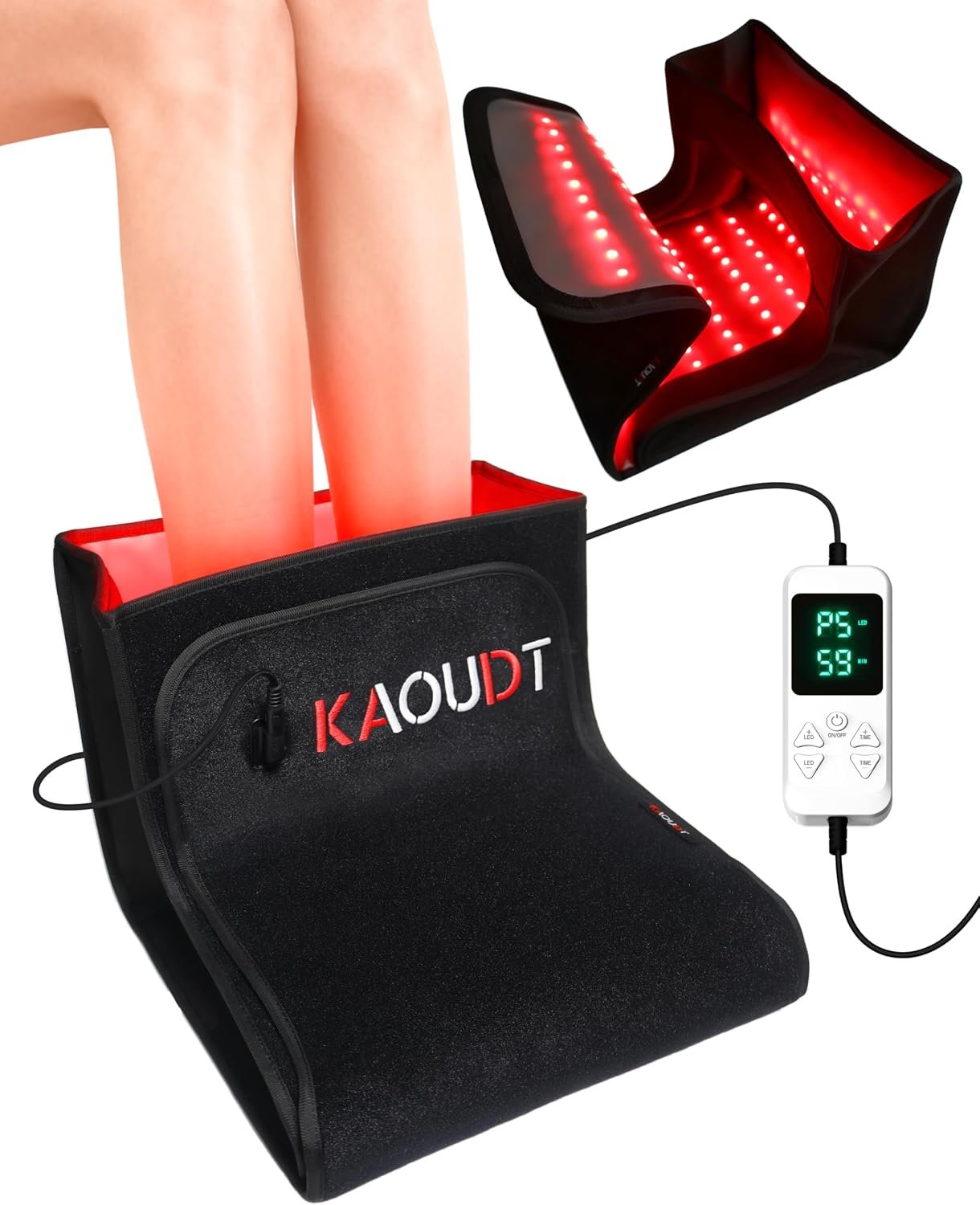 Red Light Therapy Mat for Body, Infrared Light Therapy with 660nm & 850nm LEDs, Light Therapy Blanket for Back & Joint Comfort