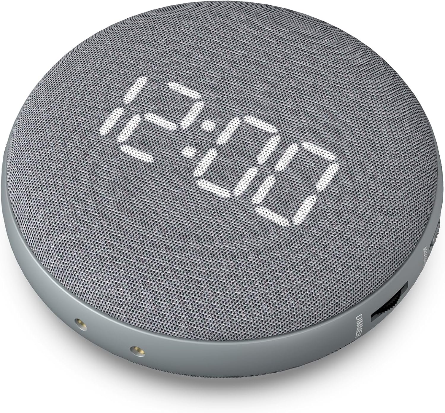 REACHER Super Loud Alarm Clock for Heavy Sleepers Adults Teens, Vibrating Alarm Clock Bed Shaker Under Pillow, Rechargeable Battery Powered for Travel, Auto-Dim, Portable